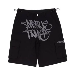 Minus Two Basic Black Cargo Short